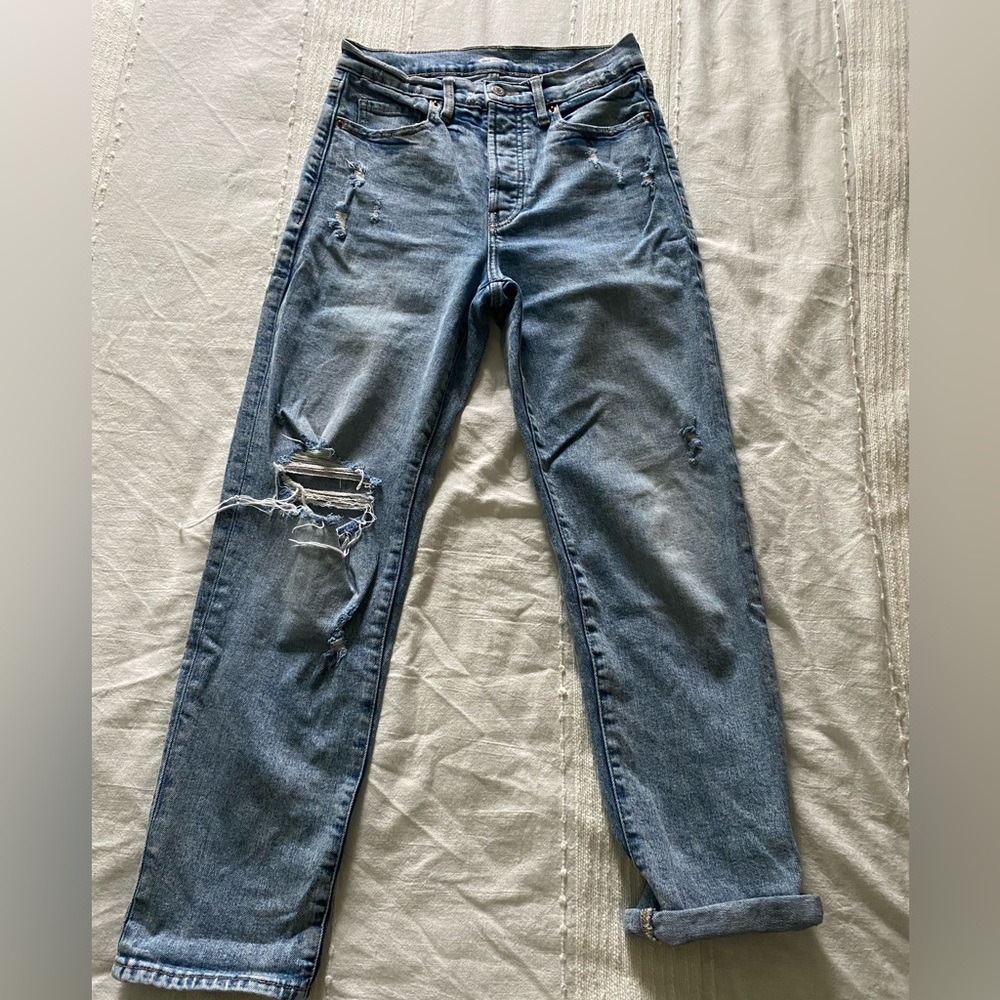 Old Navy 2 sky hi straight high rise jeans